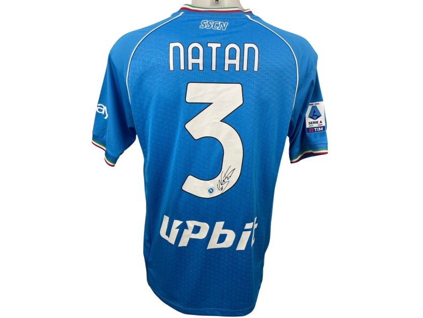 Natan's Match Signed Shirt, Frosinone vs Napoli 2023