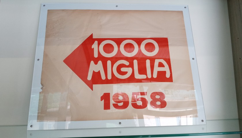 Original Freccia 1000 Miglia 1958 - Framed