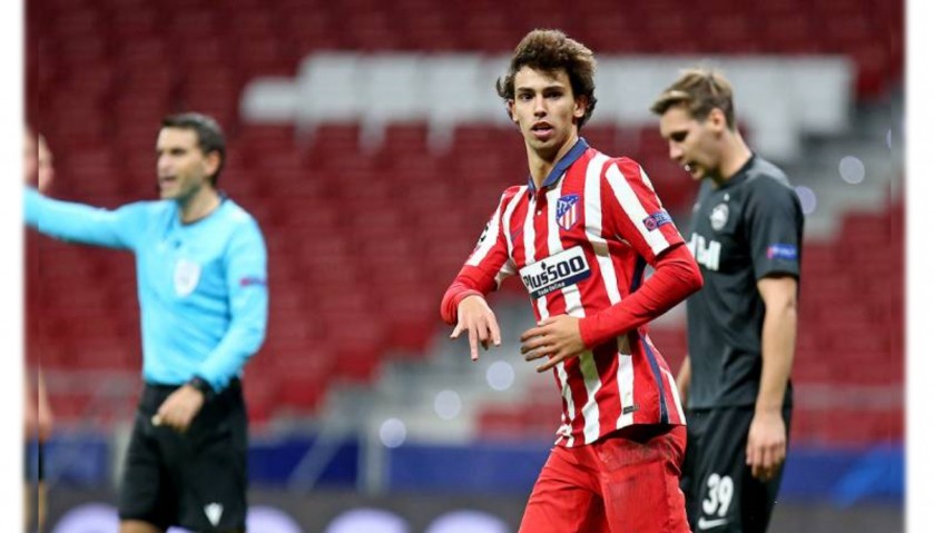 Joao Felix's Match Shirt, Atletico Madrid-Salzburg 2020