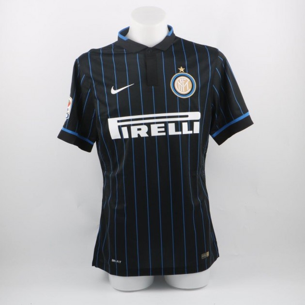 Andreolli Inter shirt, issued/worn, Serie A 2014/2015