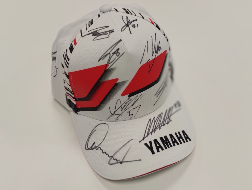 Cappellino del 70° Anniversario - Autografato dai piloti Yamaha delle corse su strada