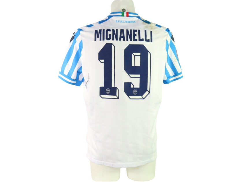 Mignanelli's Signed Unwashed Shirt, SPAL vs Torres 2024