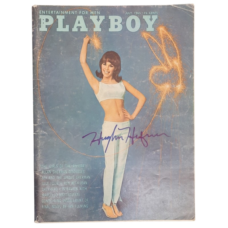 Rivista Playboy luglio 1965 - Autografata da Hugh Hefner