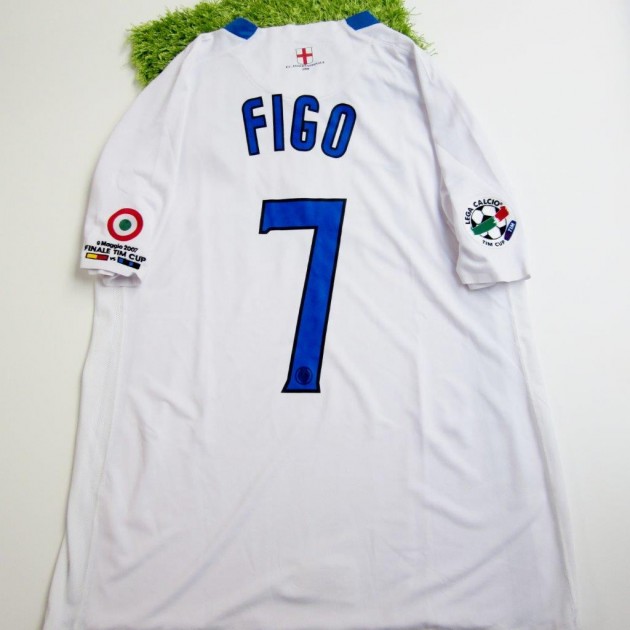 Figo match issued/worn shirt, Roma-Inter, TimCup Final 2006/2007