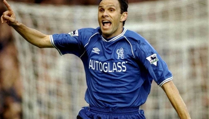 Gus Poyet's Chelsea 1997/98 Signed Shirt