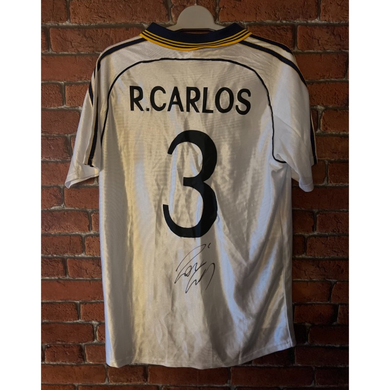 Roberto Carlos' Real Madrid Signed Shirt