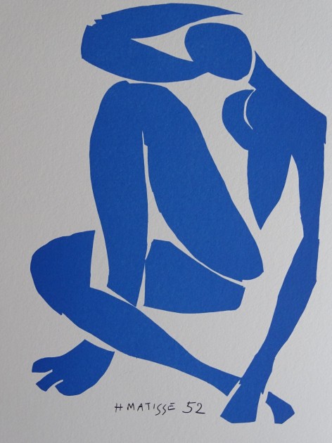 "Nu bleu IV" di Henri Matisse (after)