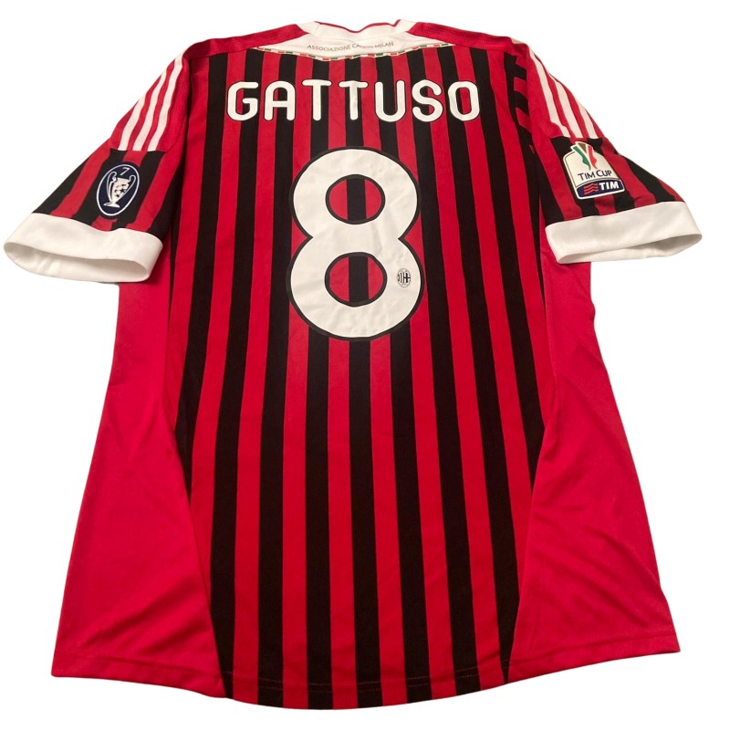 Maglia gara Gattuso Milan, TIM CUP 2011/12