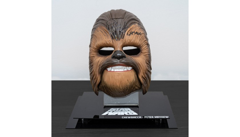 Star Wars: Chewbacca Mask Signed by Peter Mayhew 