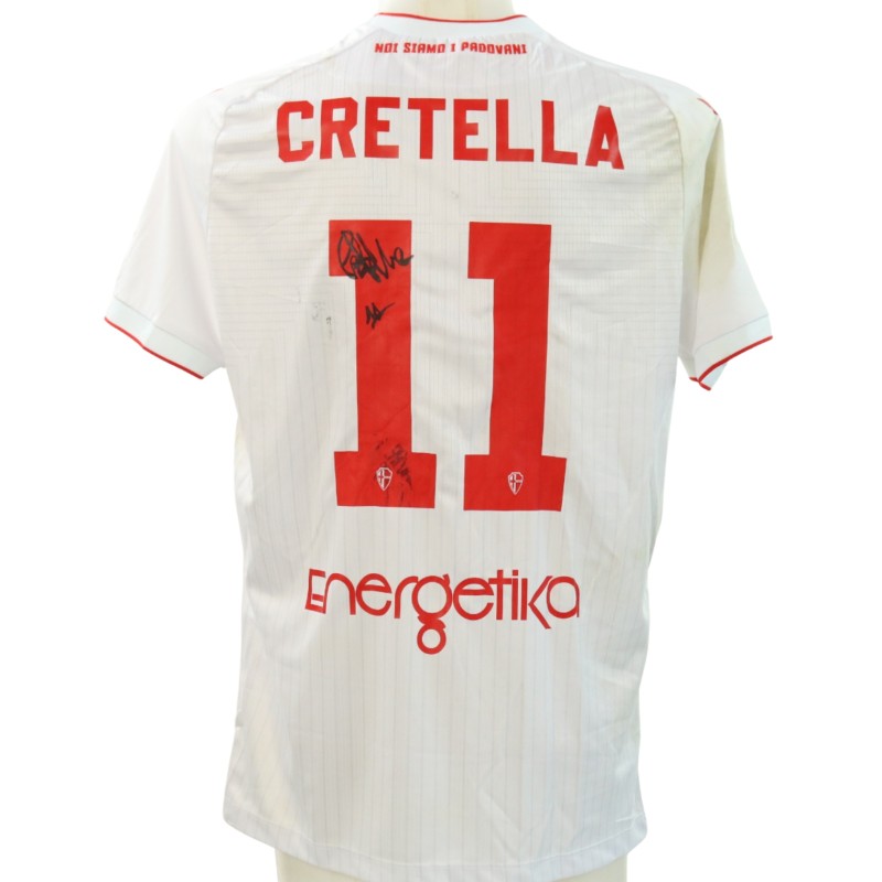 Cretella's Signed Unwashed Shirt, Lumezzane vs Padova 2025
