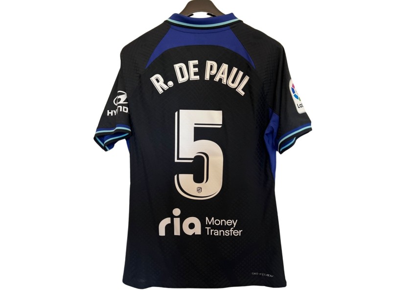 De Paul's Atletico Madrid Match Shirt, LaLiga 2022/23