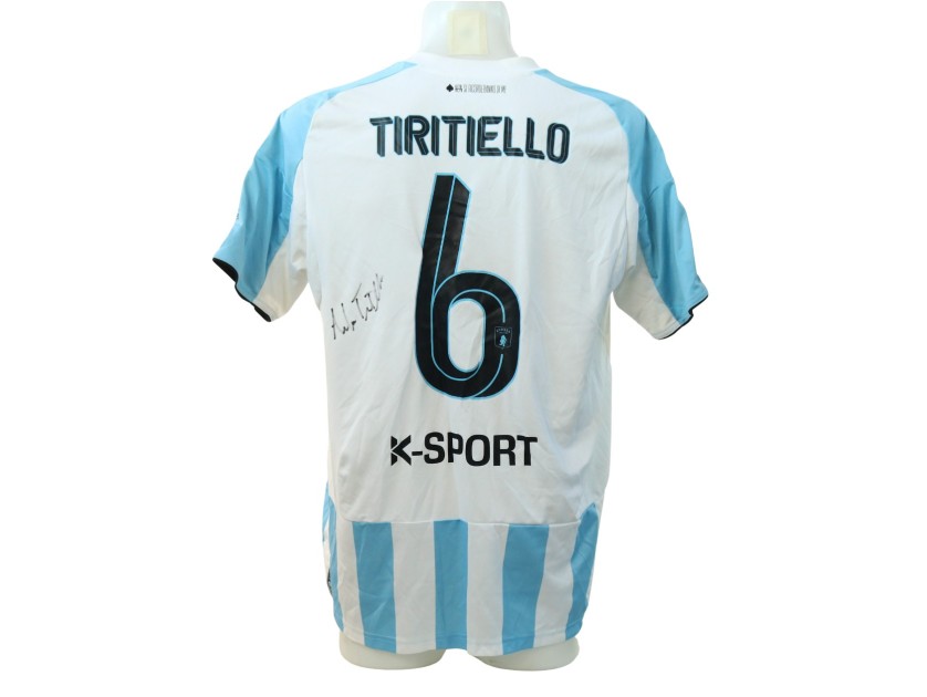 Tiritiello's Signed Unwashed Shirt, Virtus Entella vs Mantova 2025