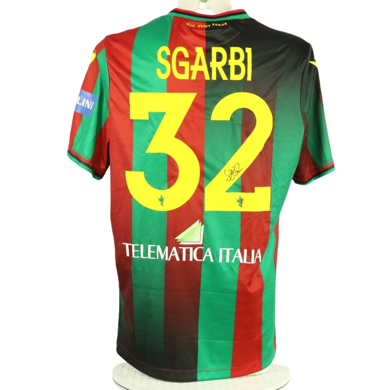Sgarbi's Match Worn Signed Shirt, Ternana vs Como 2024
