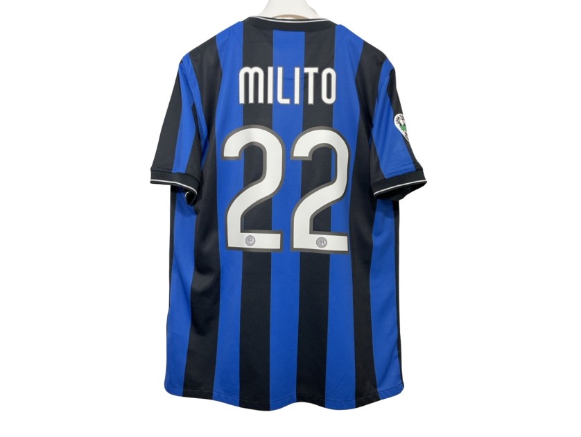 Milito Official Inter Milan Shirt, 2009/10