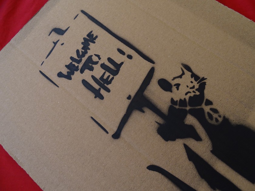 Banksy Dismaland Souvenir Cardboard (Attributed)