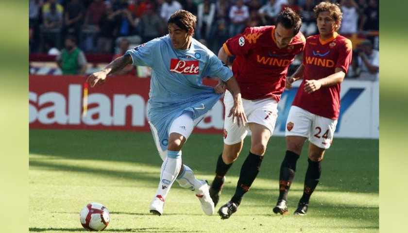 Lavezzi's Napoli Worn and Signed Shirt, 2009/10 