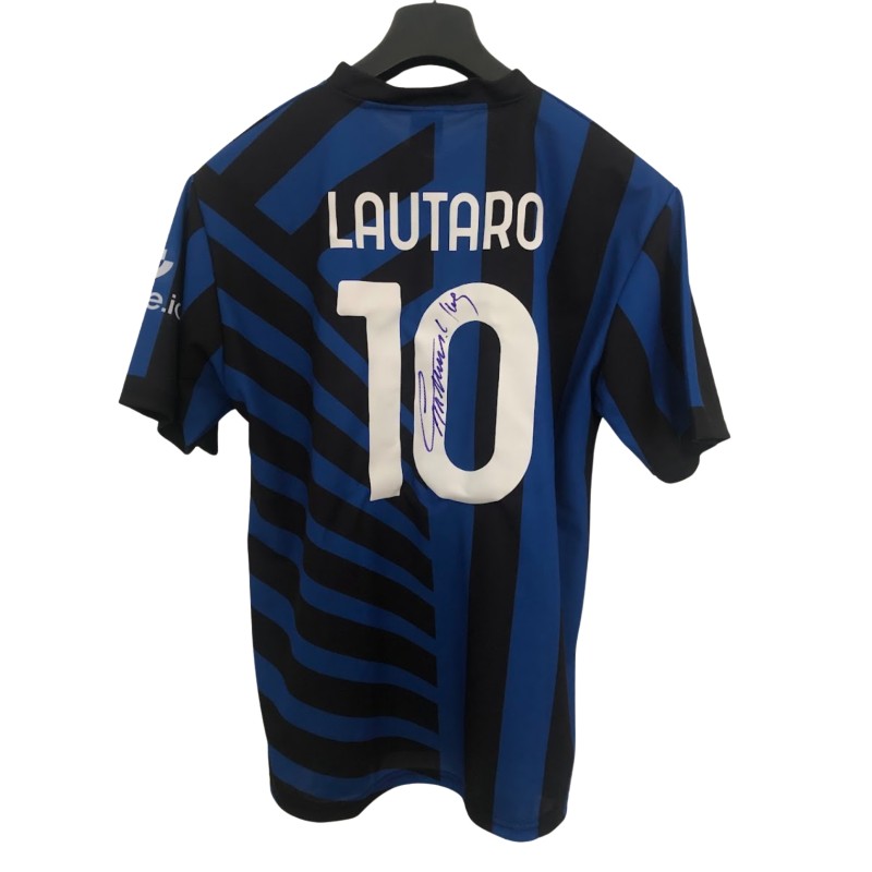 Lautaro's Signed Official Inter Shirt, 2024/25 