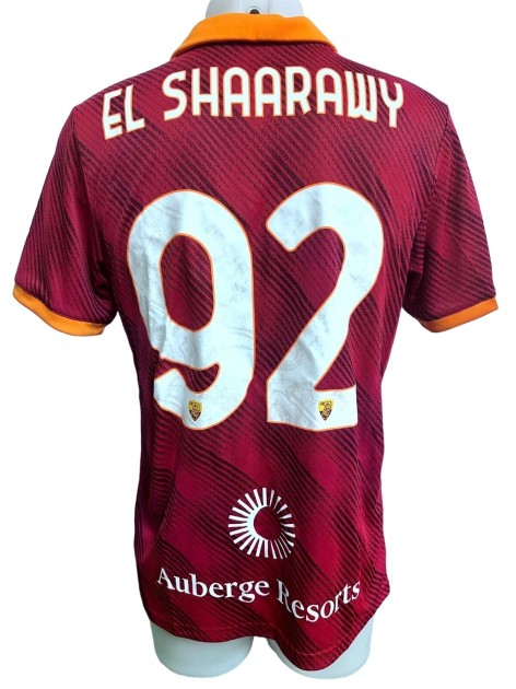 El Shaarawy's Issued Shirt, Roma vs Lazior 2024