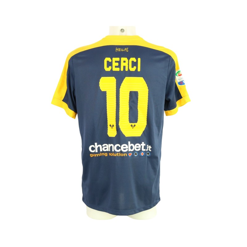 Cerci's Hellas Verona Issued Shirt, 2017/18