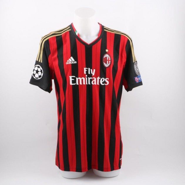Kaka Milan shirt, issued/worn Champions League 13/14 - signed