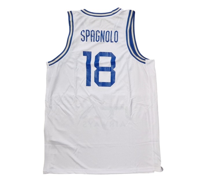 Matteo Spagnolo's Italia Basket Match-Issued Jersey