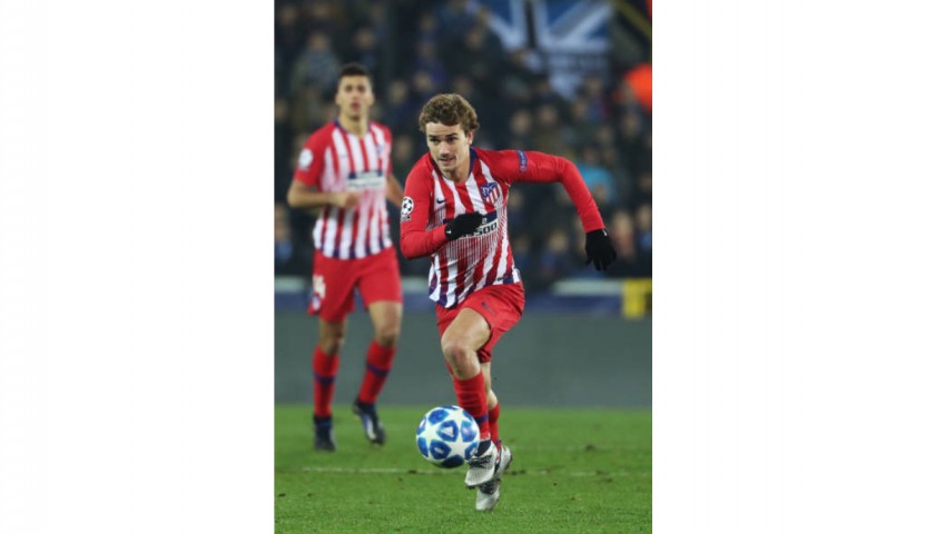 Griezmann's Atletico Madrid Match Shirt, UCL 2018/19