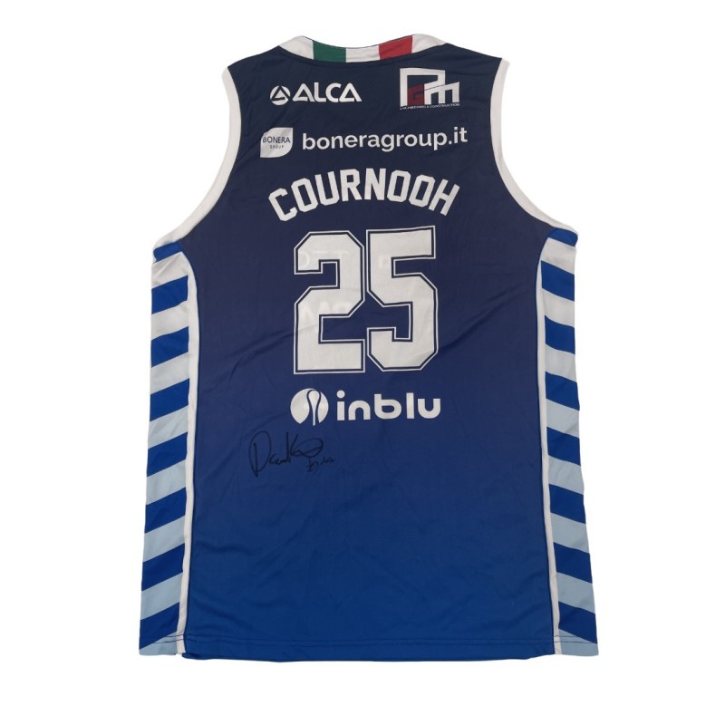 Cournooh's Unwashed Signed Kit, Germani Brescia vs Generazione Vincente Napoli Basket, Italy Cup 2024