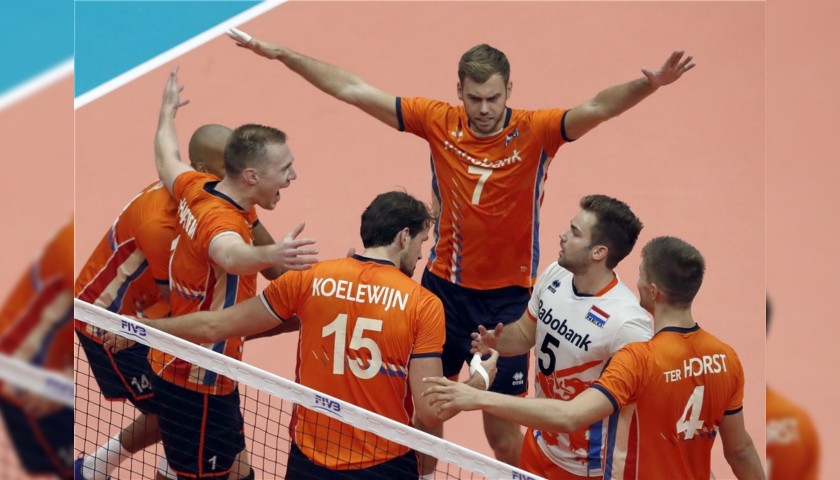 Official FIVB Volleyball Signed by the Netherlands National Volleyball Team