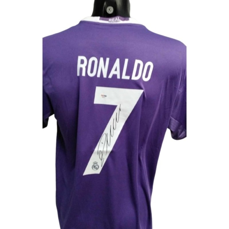 Cristiano Ronaldo Real Madrid Replica Signed Shirt, UCL Final 2017 