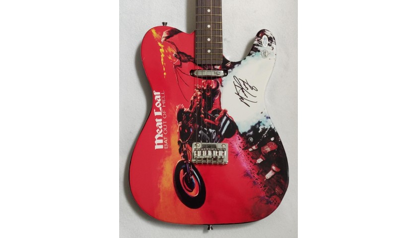 Meatloaf Autographed Electric Guitar