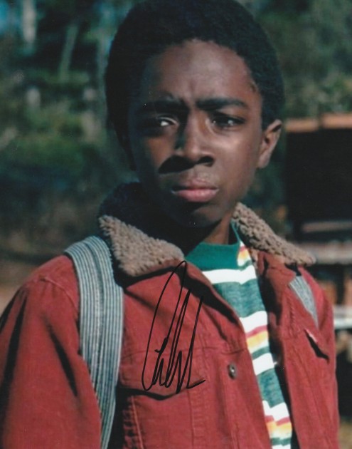 Caleb McLaughlin Signed Stranger Things Display - CharityStars