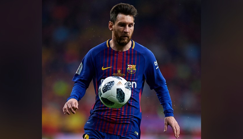 Messi's Barcelona Match Shirt, Copa del Rey Final 2018