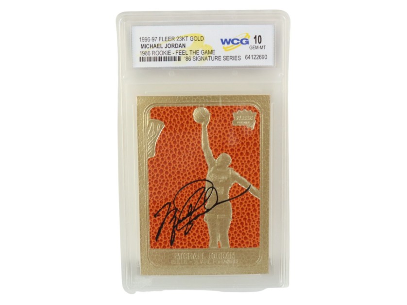 Card in oro Michael Jordan in edizione limitata