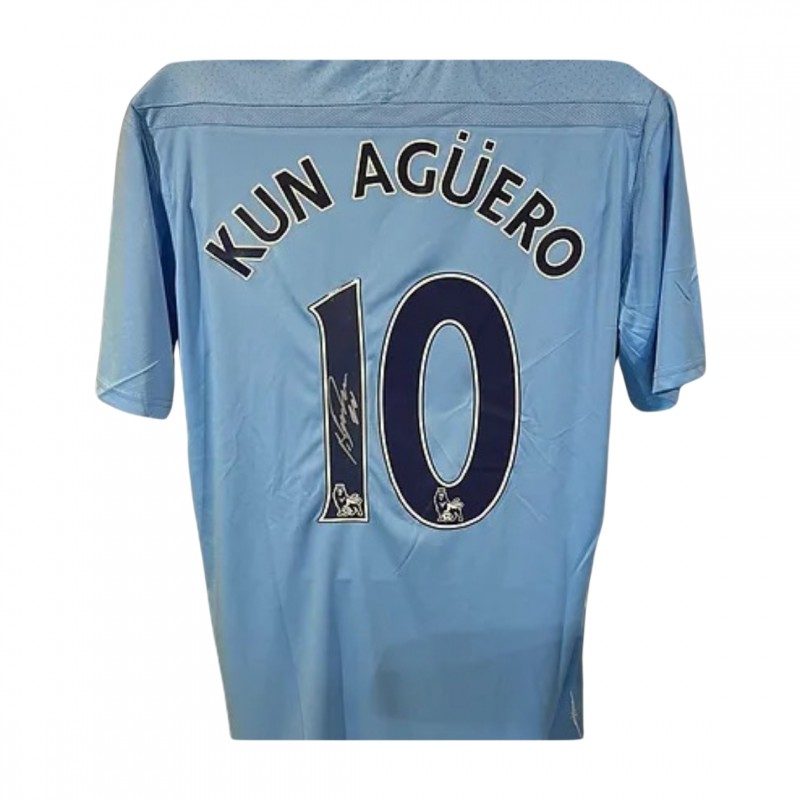 Sergio Agüero's Manchester City 2011/12 Signed Shirt