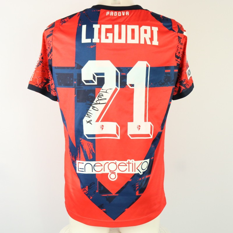 Maglia Liguori unwashed Novara vs Padova 2024 - Autografata