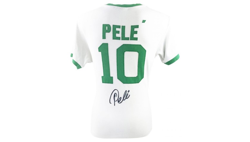 New York Cosmos Retro Shirt - Signed by Pelè