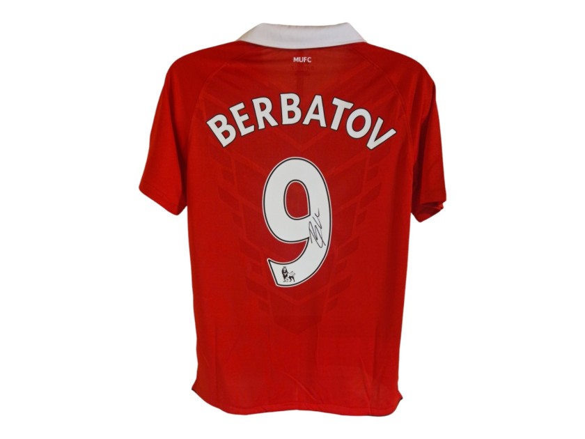 Dimitar Berbatov's Manchester United 2010/11 Signed Replica Shirt