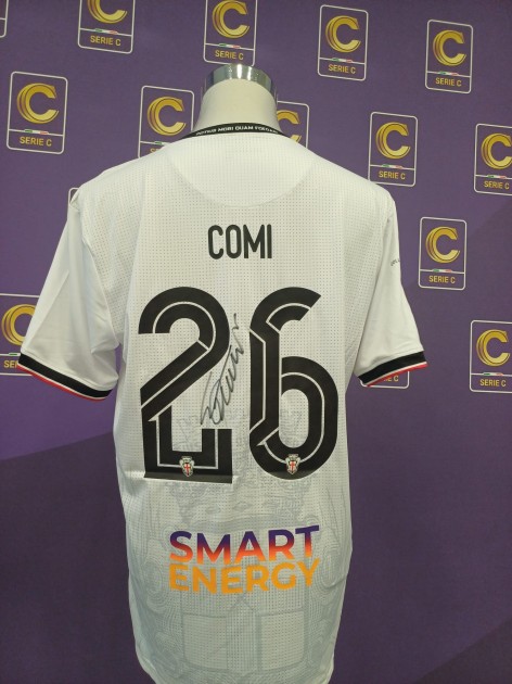 Comi's Pro Vercelli Signed Issued Shirt, 2025/26