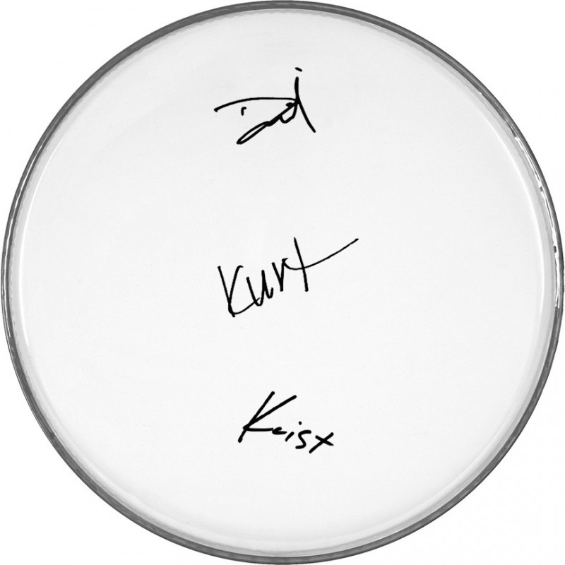 Nirvana Drumhead with Printed Signatures