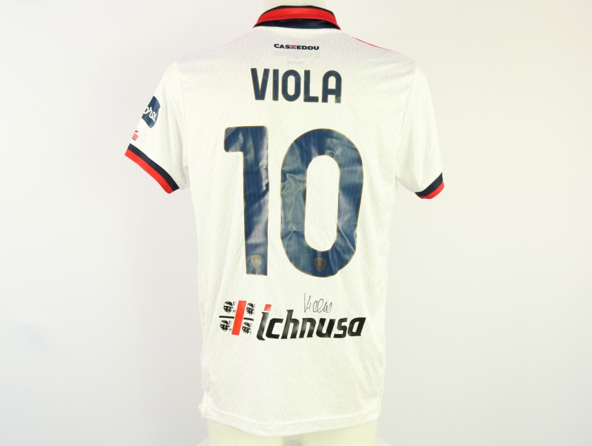 Viola's Signed Match-Issued Shirt, Inter Milan vs Cagliari 2024