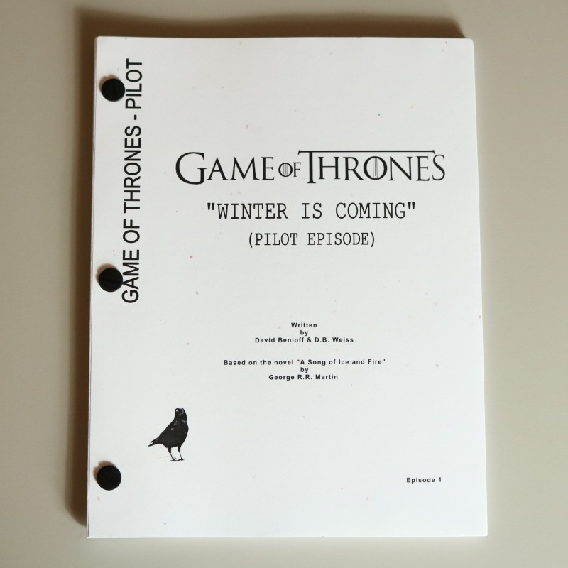 Original Script - Game Of Thrones