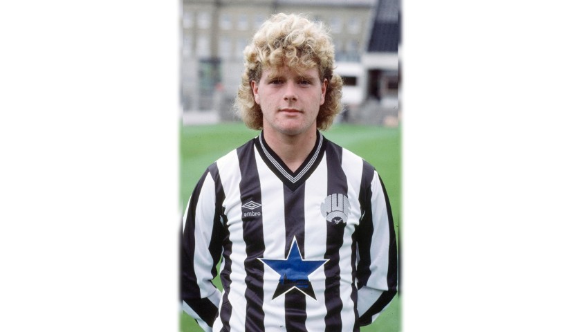 Gascoigne's Newcastle Signed Retro Shirt, 1985/86 