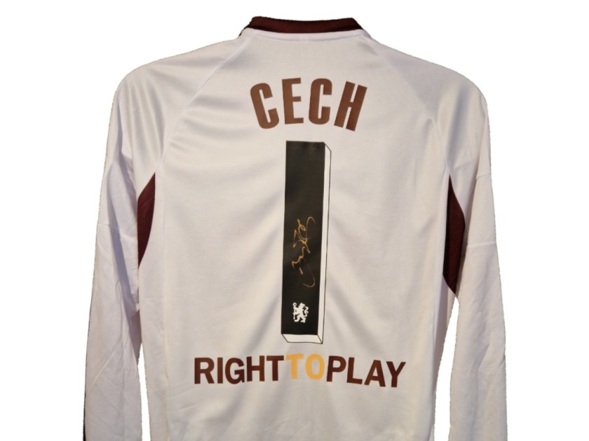 Petr Cech Signed Chelsea 2012 Champions League Final Football Shirt