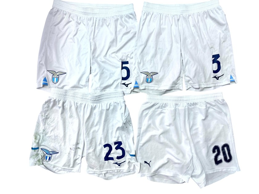 Hisaj, Vecino, Pellegrini and Kozak's Collection of Four Lazio Unwashed Shorts