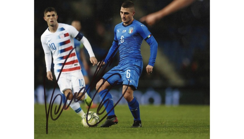 Fotografia autografata da Marco Verratti