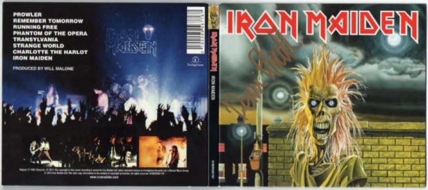 "Iron Maiden" CD Signed by Dennis Stratton