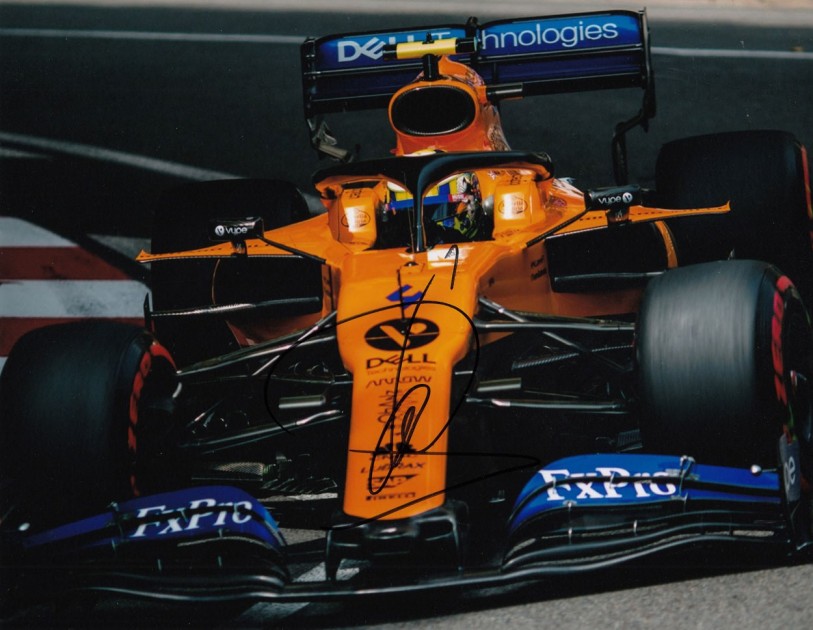 Lando Norris Signed Picture