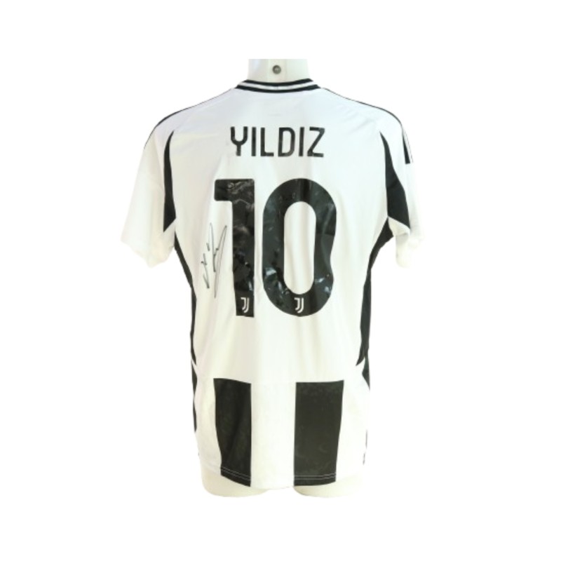 Yildiz's Juventus Signed Official Shirt, 2024/25