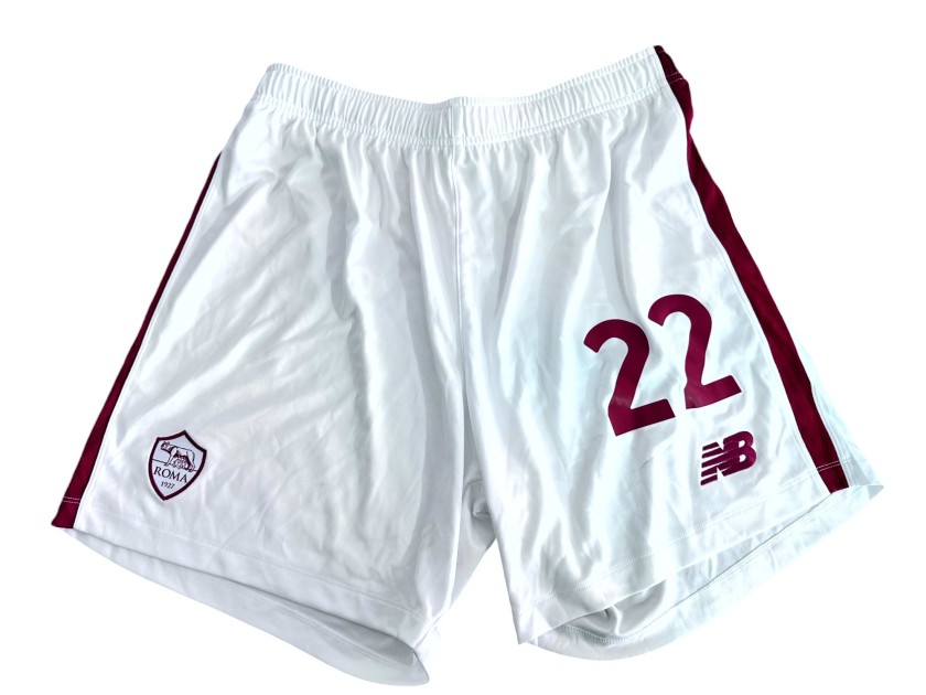 Zaniolo's Roma Unwashed Shorts, 2022/23