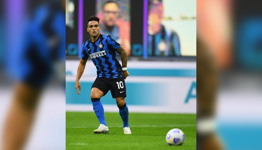 Official Lautaro Martínez Signed Inter Shirt, 2020/21 